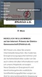Mobile Screenshot of elektra-effeltrich.de